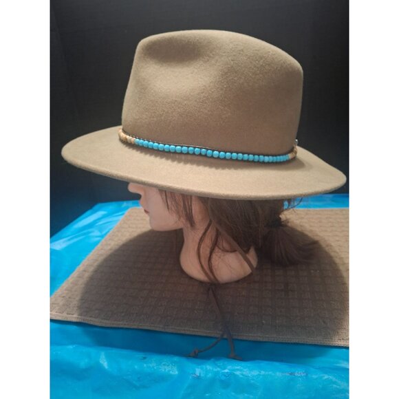 Sunday Afternoons Wool Fedora Hat S/M With Beaded Band - Picture 2 of 9